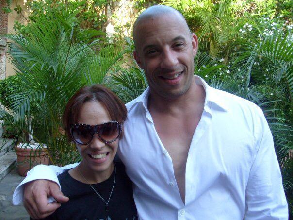 With Vin Diesel